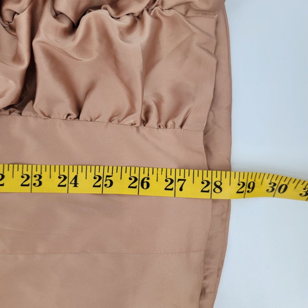 Oh Polly Womens 8 Tan Rouched Spaghetti Strap Underwire B Bra Bodycon Dress NWT - Picture 8 of 13